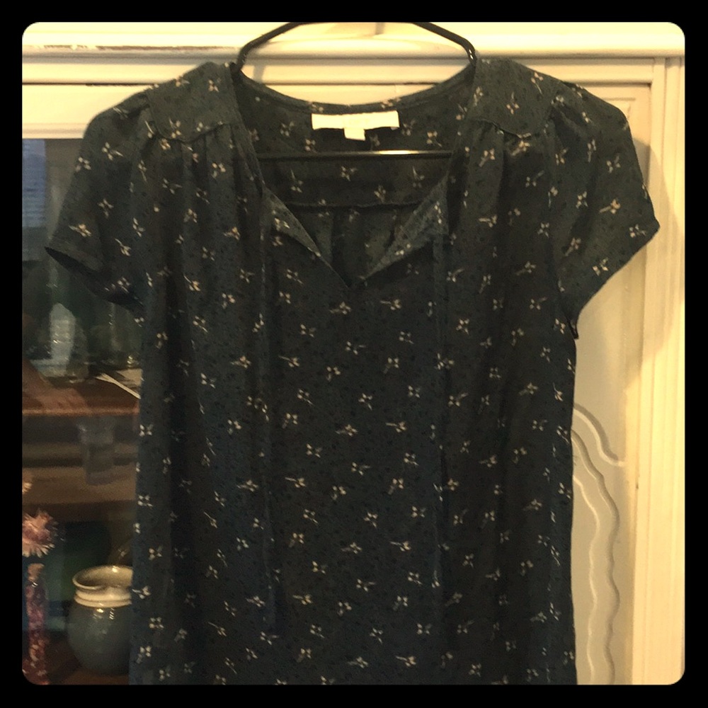 Loft sheer, flowy blouse